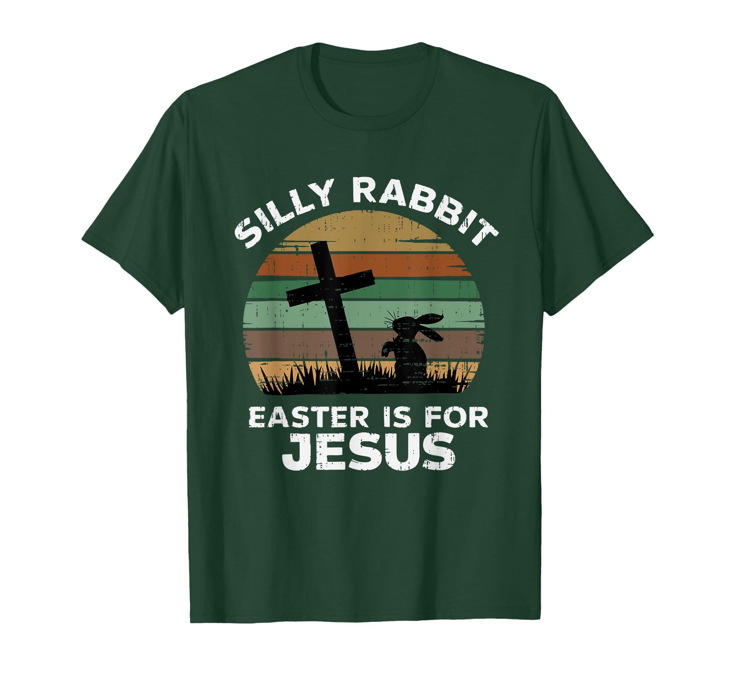 Easter Day Silly Rabbit Easter Is For Jesus Christian Bunny T-Shirt