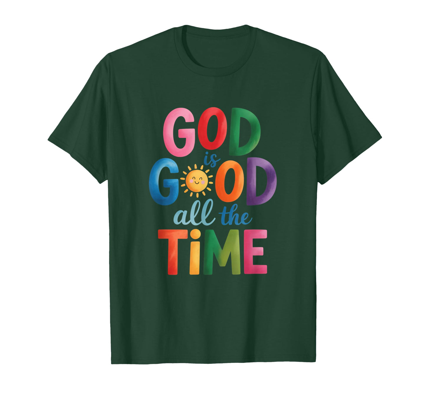 God is Good All The Time Jesus Christ Christian Gift T-Shirt