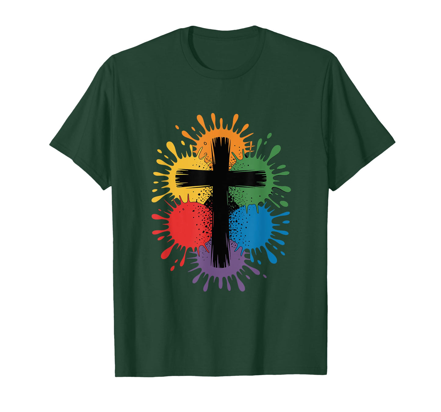 LGBTQ Gay Cross Christian Faith Pride T-Shirt