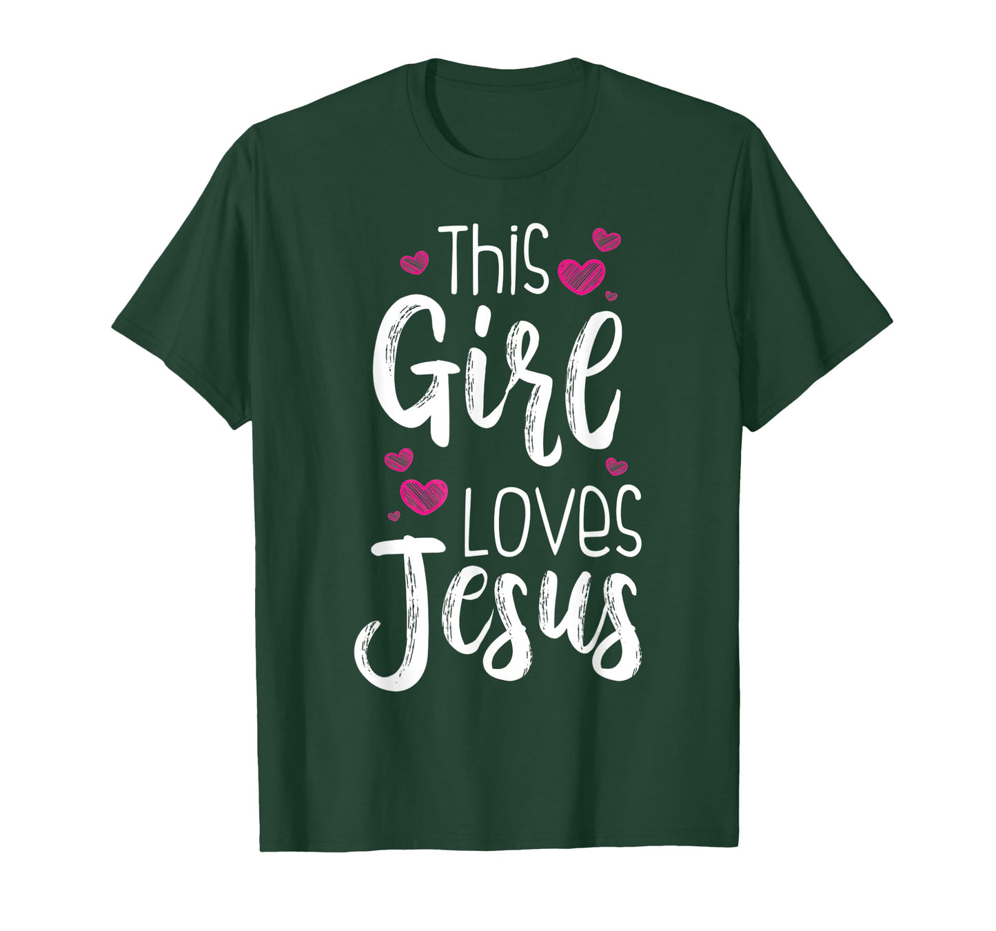 This Girl Loves Jesus Gift For Christian Teen Kid Cool Women T-Shirt