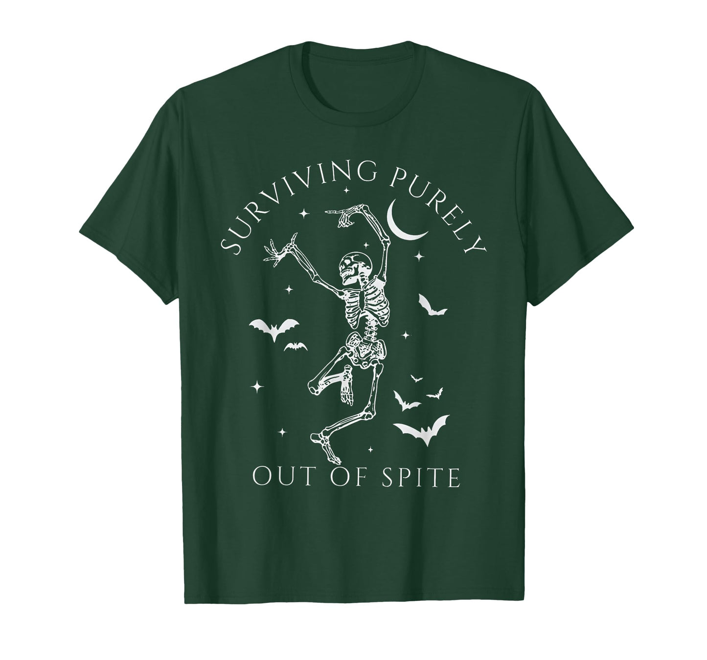 Surviving Purely Out of Spite Halloween Protest Political T-Shirt