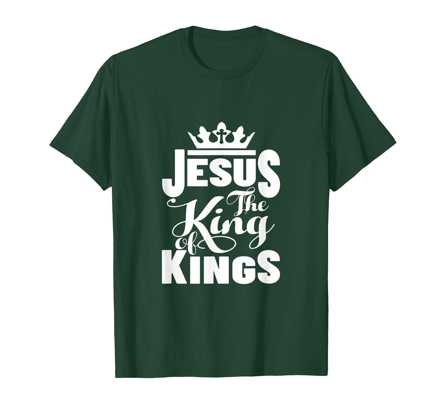Jesus is My King – Bold Faith and Strength Design T-Shirt