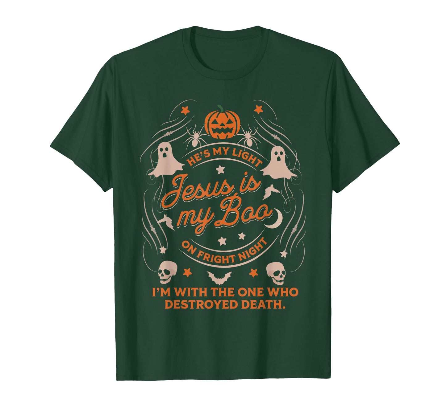 Jesus is My Boo Christian Halloween Funny God Faith Fall T-Shirt