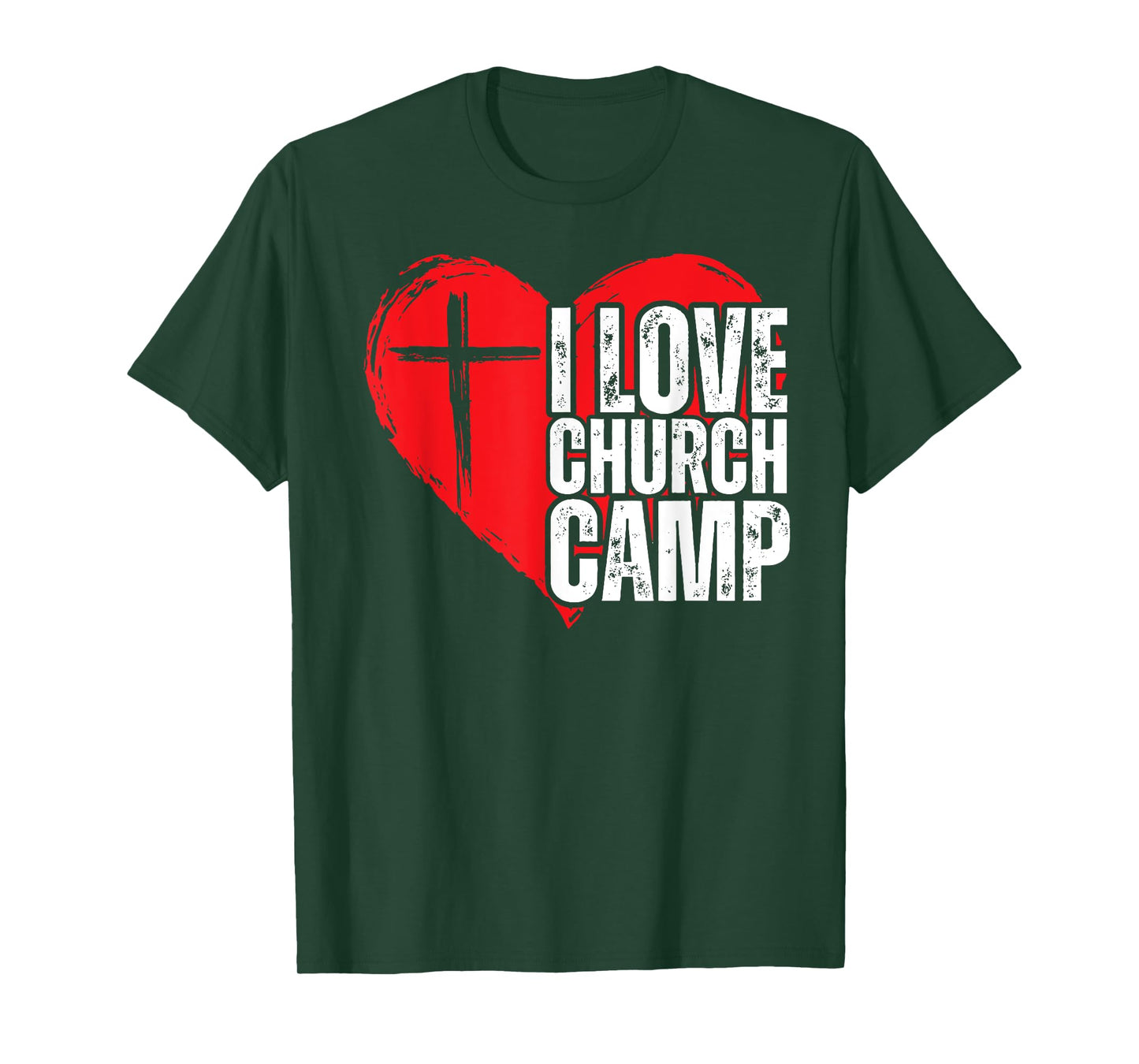 I Love Church Camp VBS Vacation Bible School Jesus VBS Crew T-Shirt