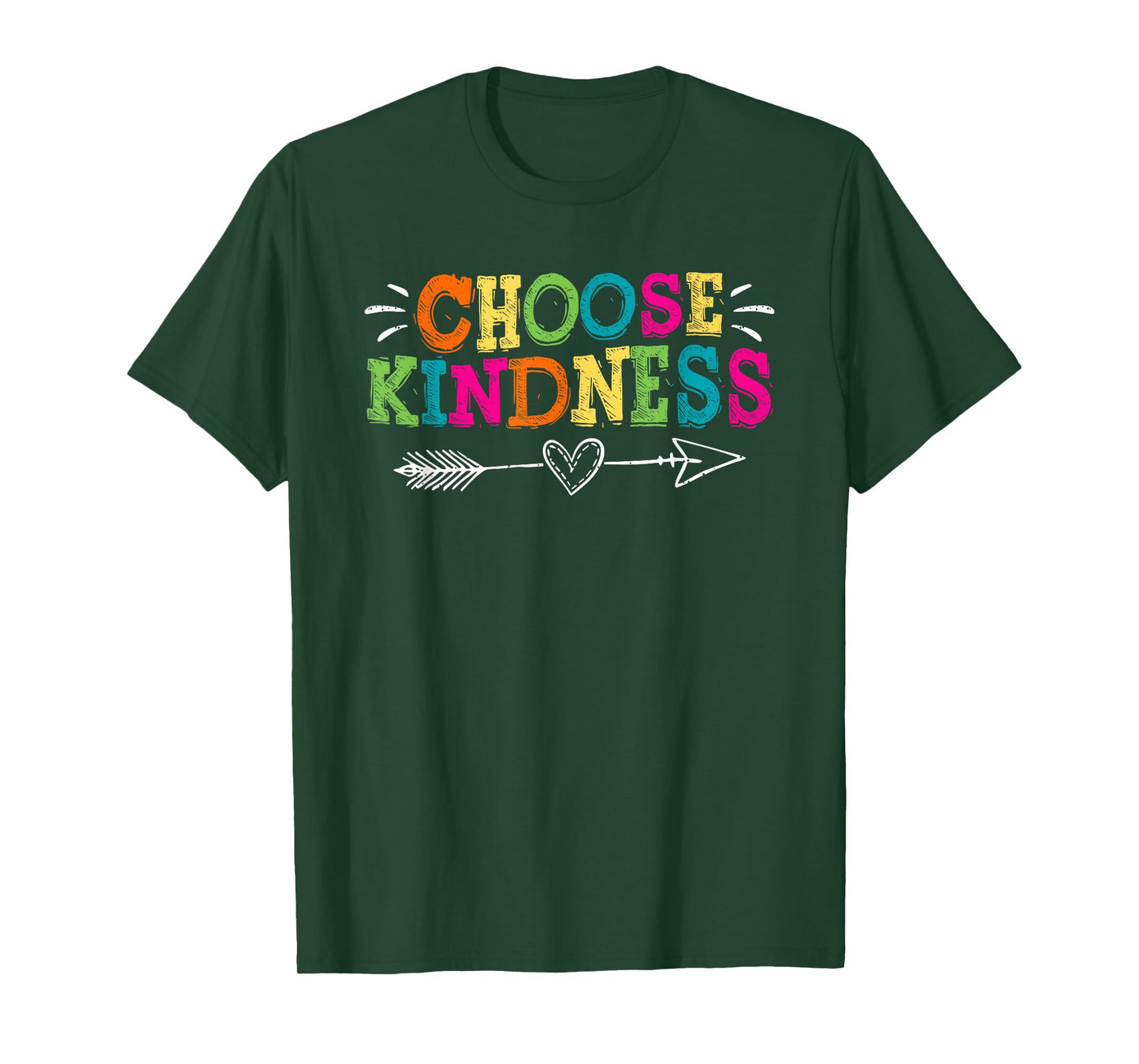 Choose Kindness Retro Groovy - Be Kind Inspirational T-Shirt