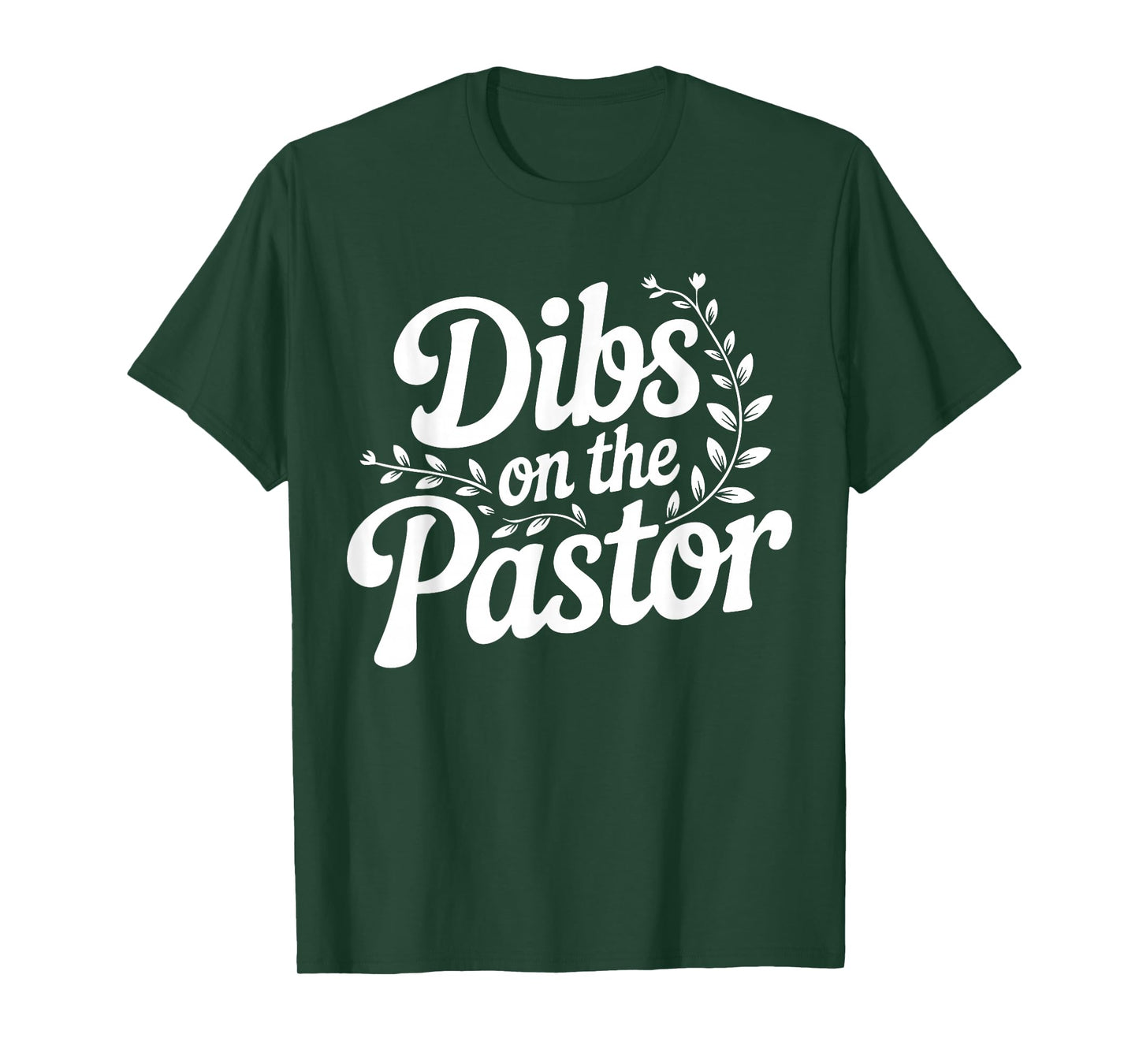 Groovy Dibs On The Pastor Funny Wife School T-Shirt