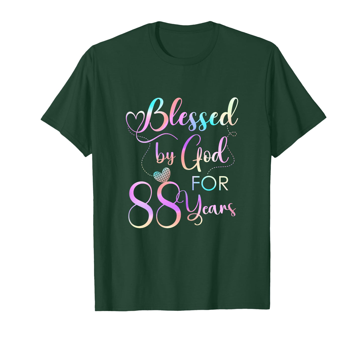 Blessed By God For 88 Years Old Women 88th Birthday Gifts T-Shirt