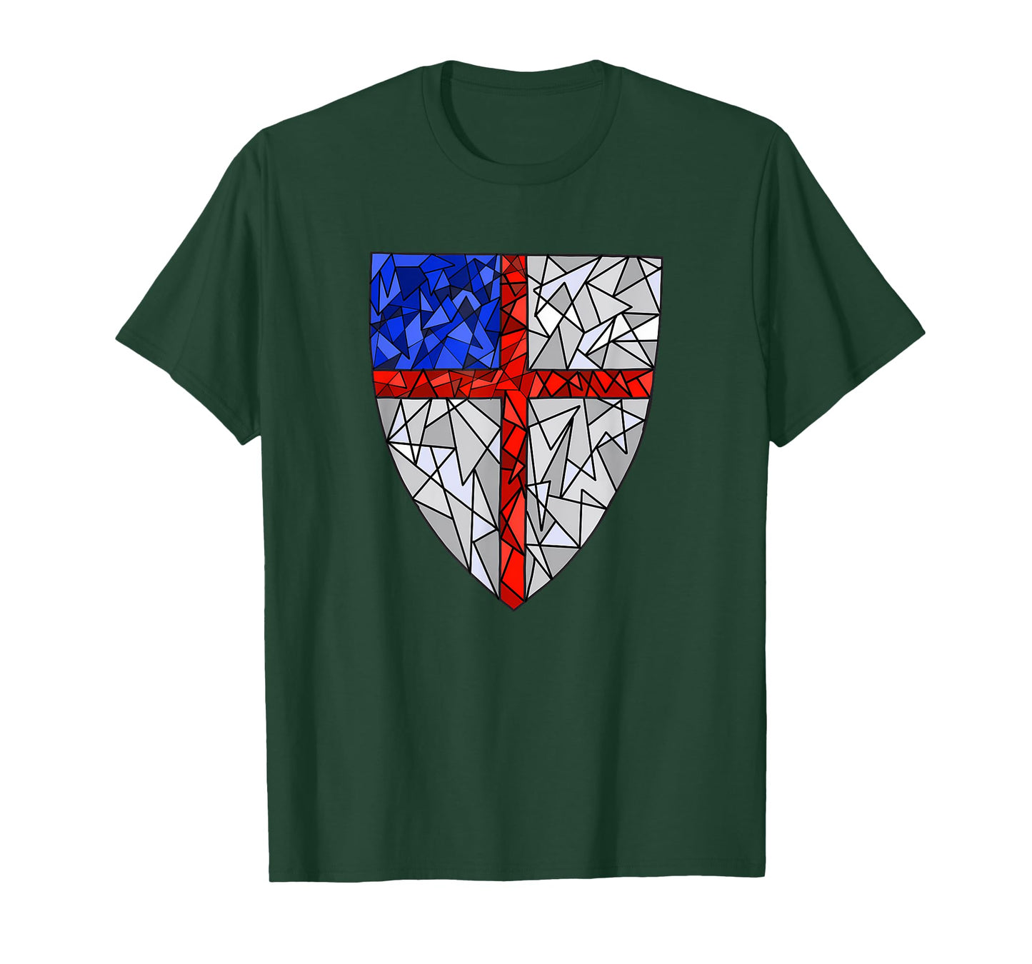 Funny Episcopal Shield Geometric Christian T-Shirt