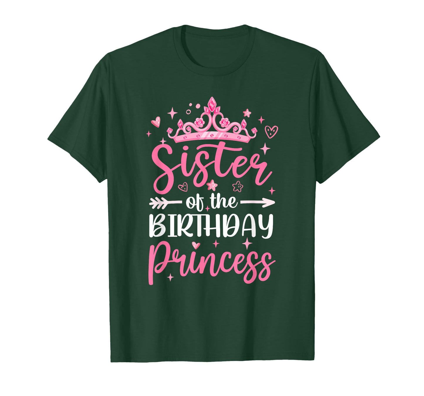 Sister Of The Birthday Princess Birthday Girl Kid Family T-Shirt