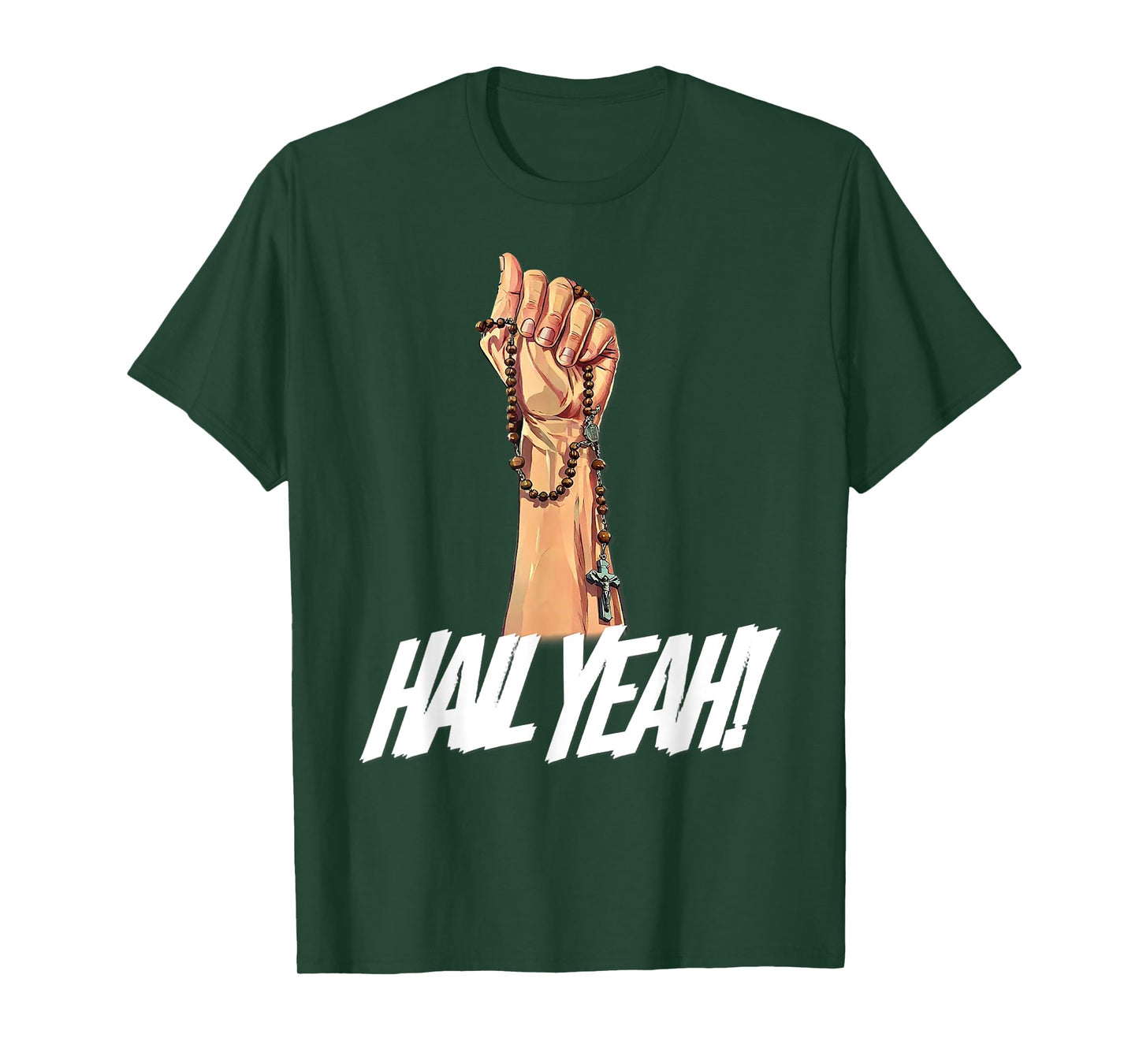 Pray The Rosary Blessed Mother Catholic T-Shirt