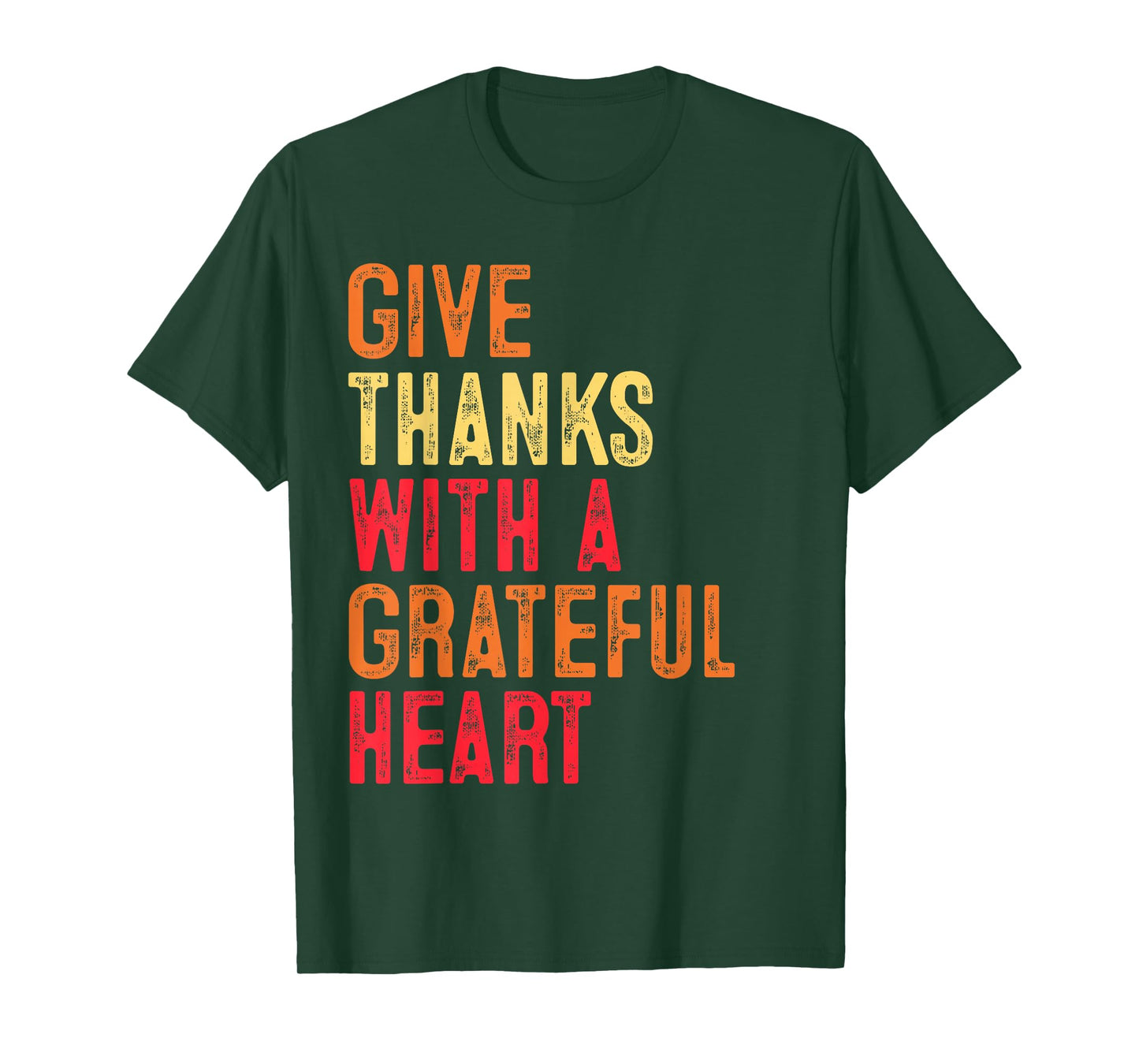 Give Thanks with A Grateful Heart Gifts Thanksgiving Fall T-Shirt