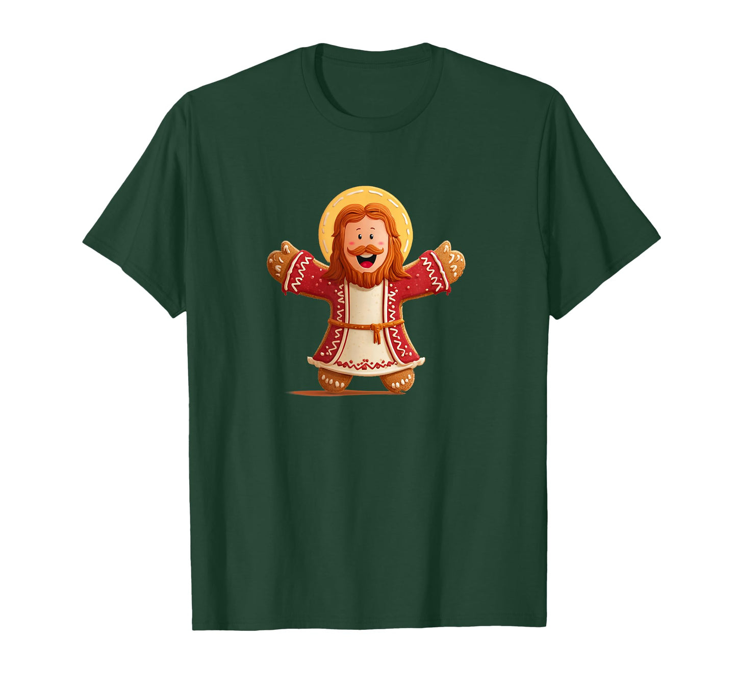 Nice Happy Gingerbread Jesus Christ T-Shirt