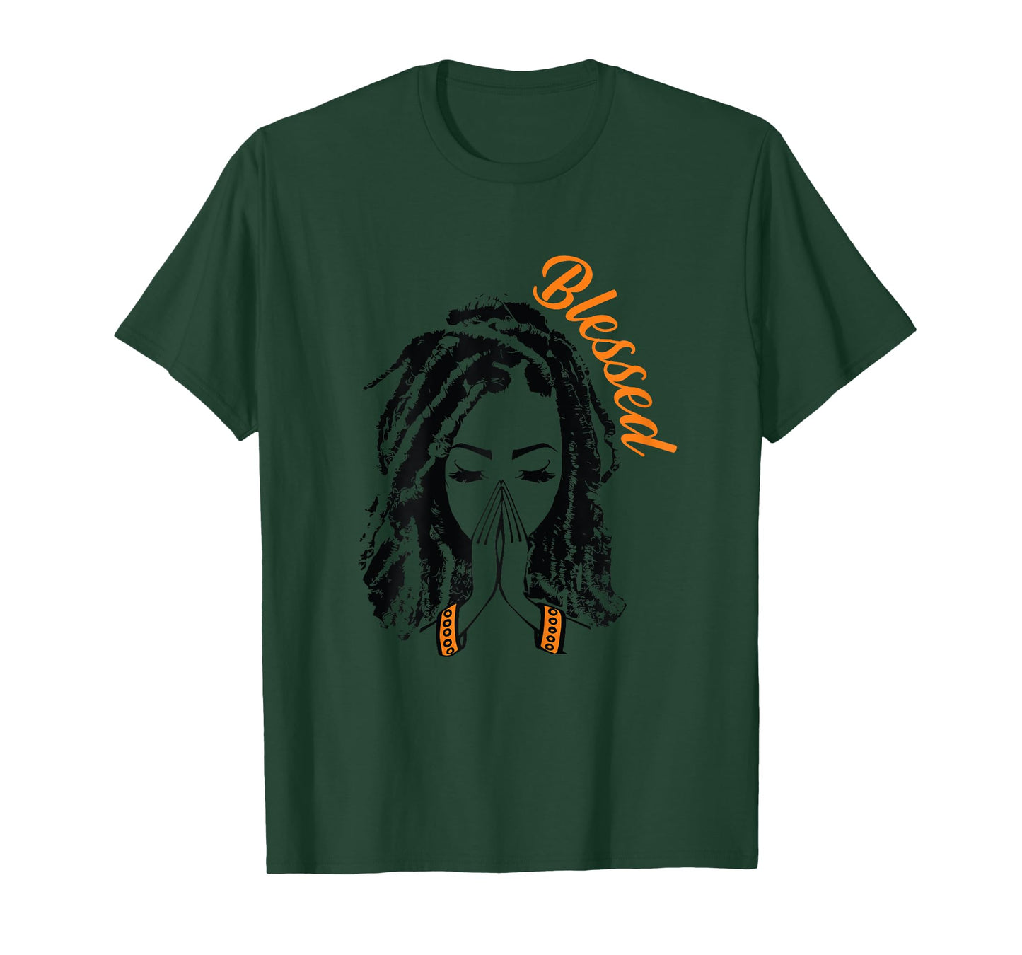 Melanin Poppin Black Girl Magic Plus Size Faith Based Tee T-Shirt