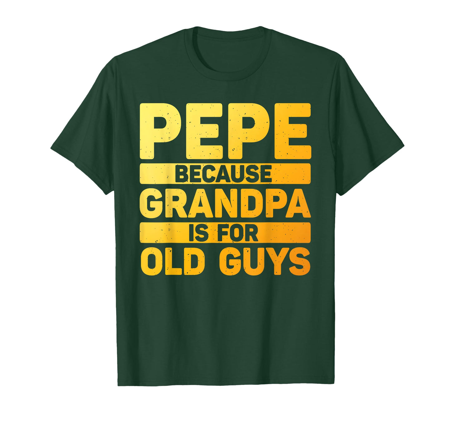 Pepe Design For Grandpa From Grandkids Father's Day Pepe T-Shirt