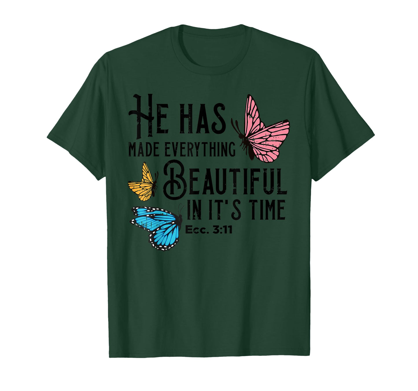 Everything Beautiful Bible Verse God Jesus Christian Gift T-Shirt
