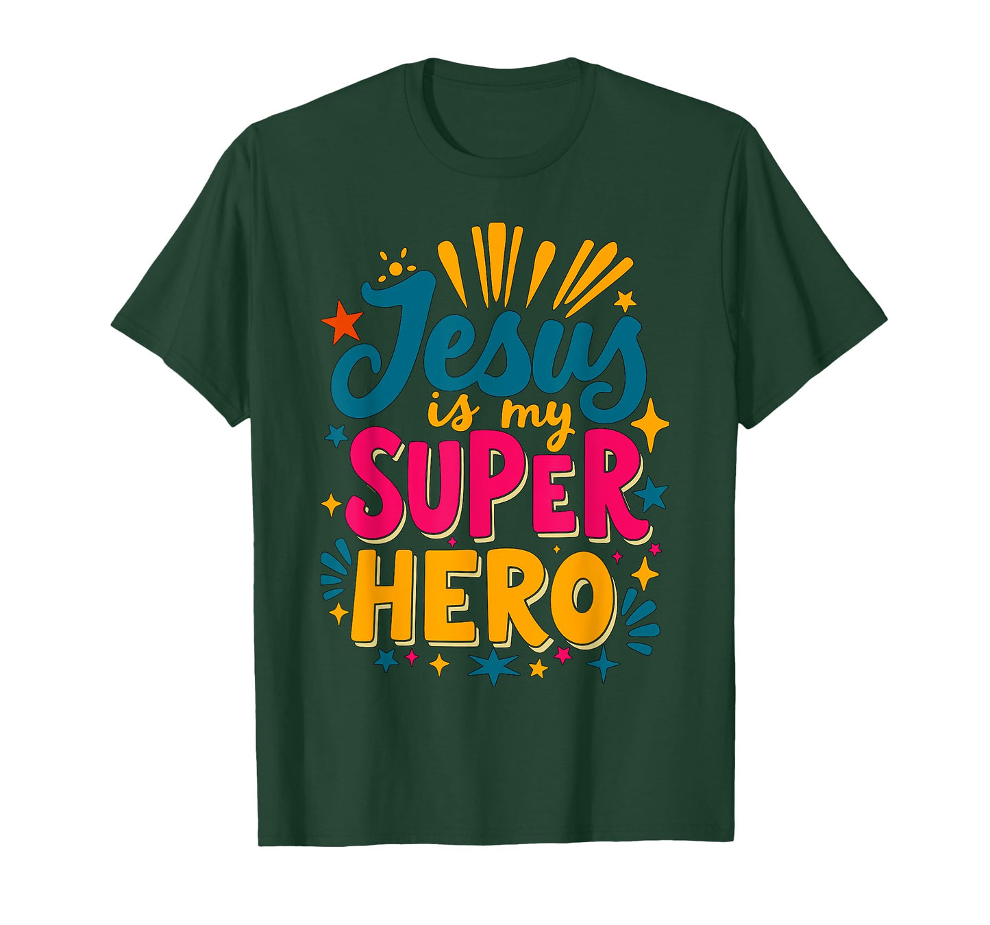 Jesus is my Superhero Christian T-Shirt