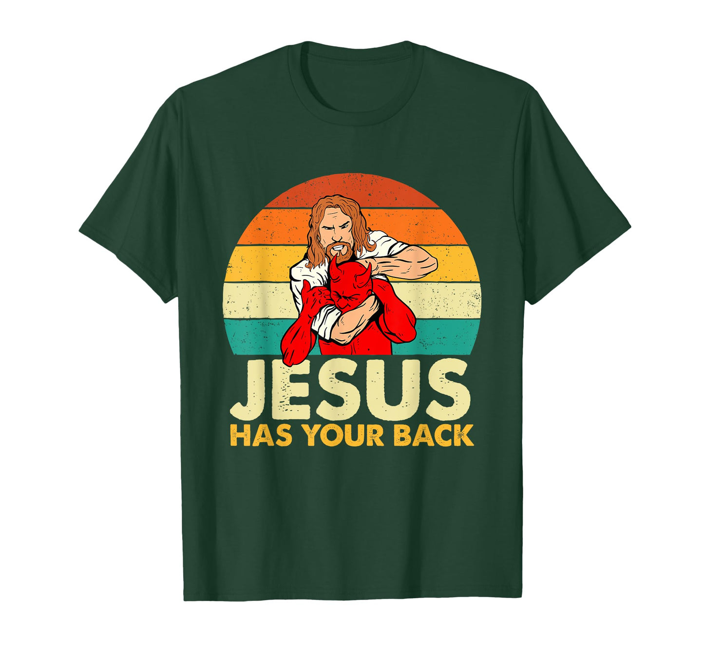 Jesus Has Your Back - Christian Believer Faith Religious T-Shirt