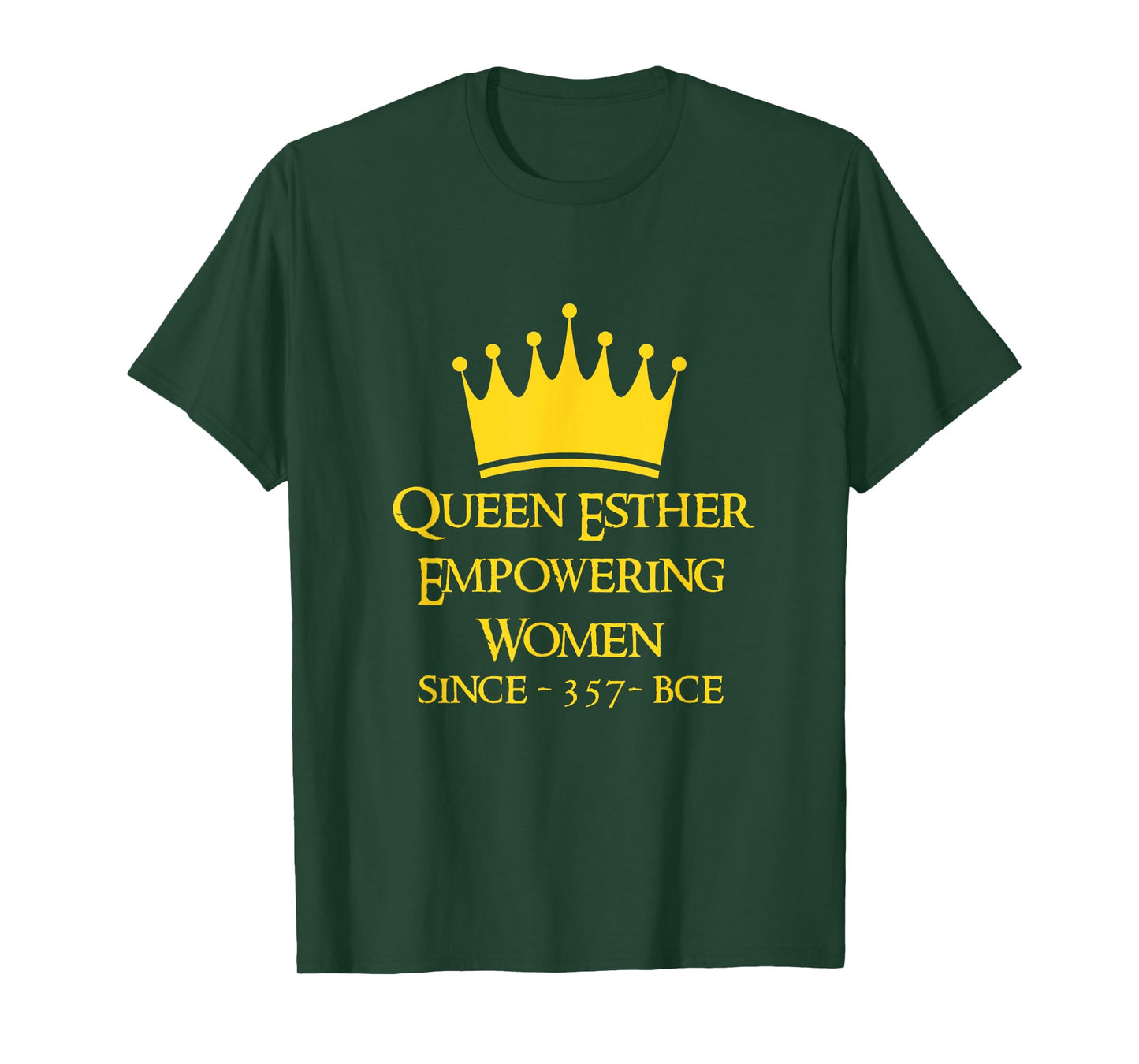Queen Esther Empowering Women Happy Purim Feminist Costume T-Shirt