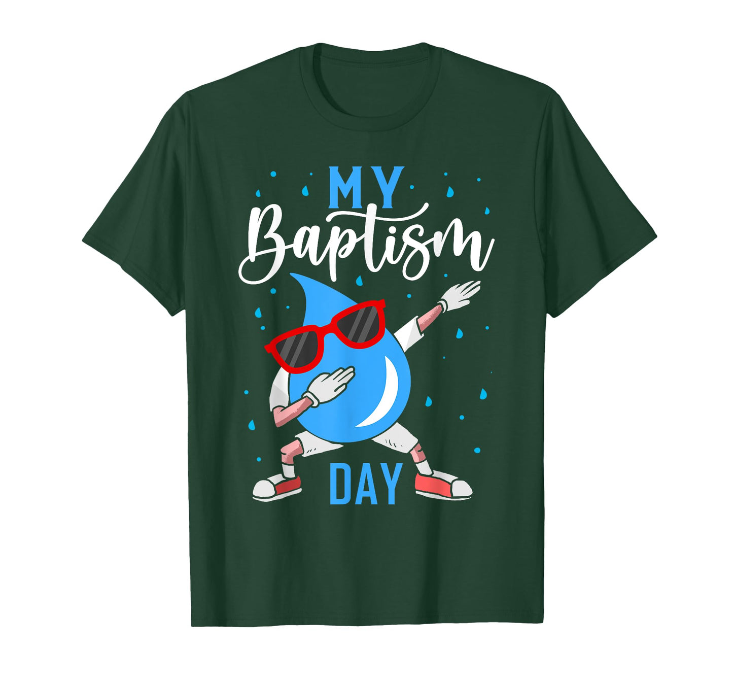 Baptism Dabbing Shirt Christian Shirts God Baptism Baptised T-Shirt
