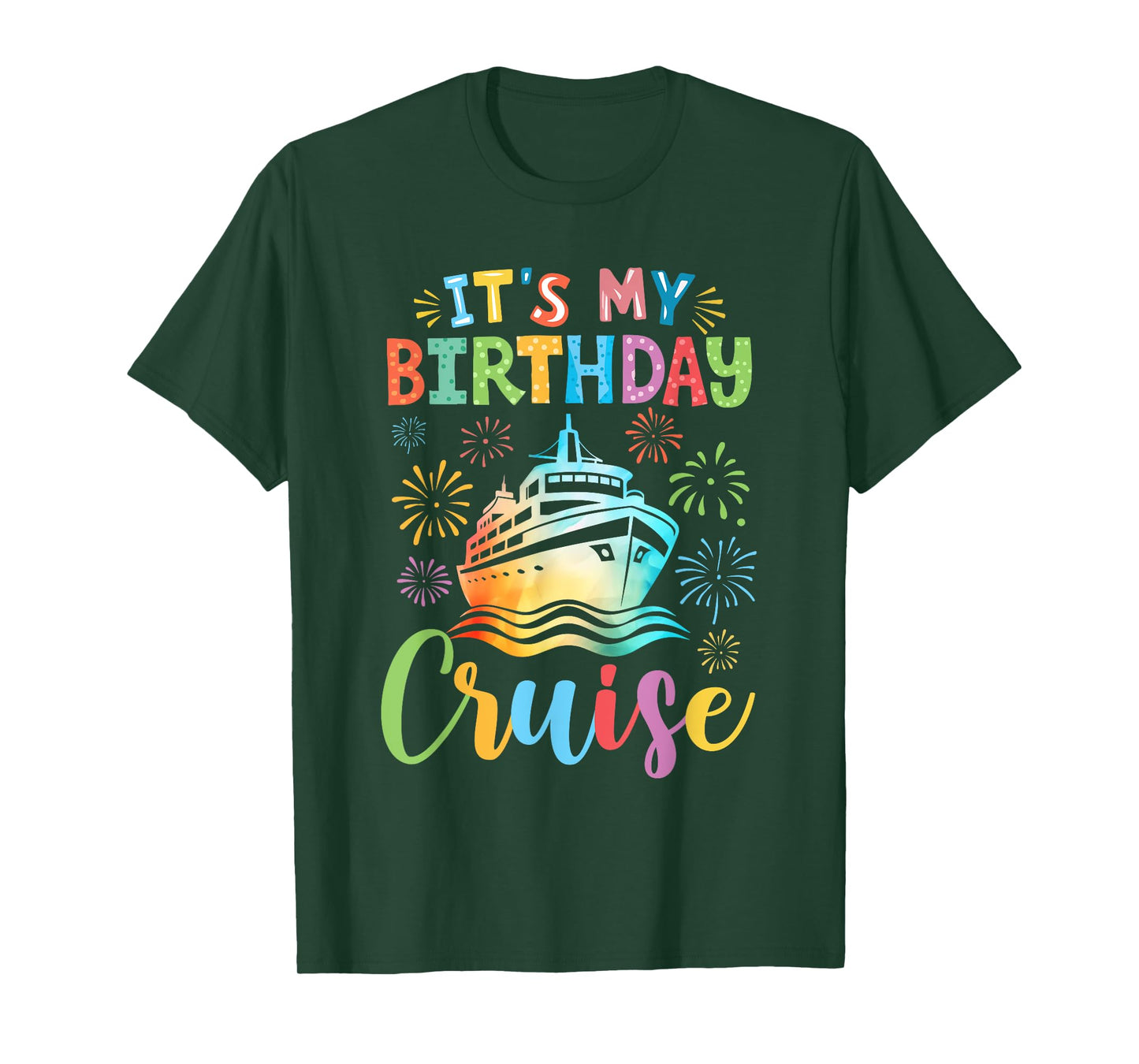 It's My Birthday Cruise Cruising Vacation Birthday Trip T-Shirt