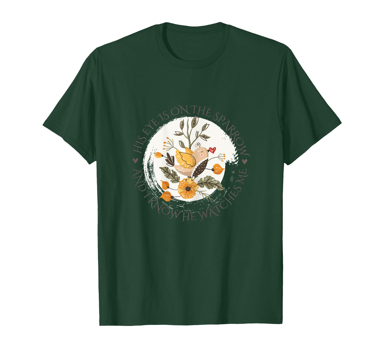His Eye is on the Sparrow Boho T-Shirt