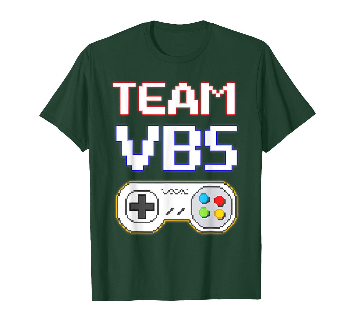I Love VBS 2025 Team VBS Game Vacation Bible School Gamer T-Shirt