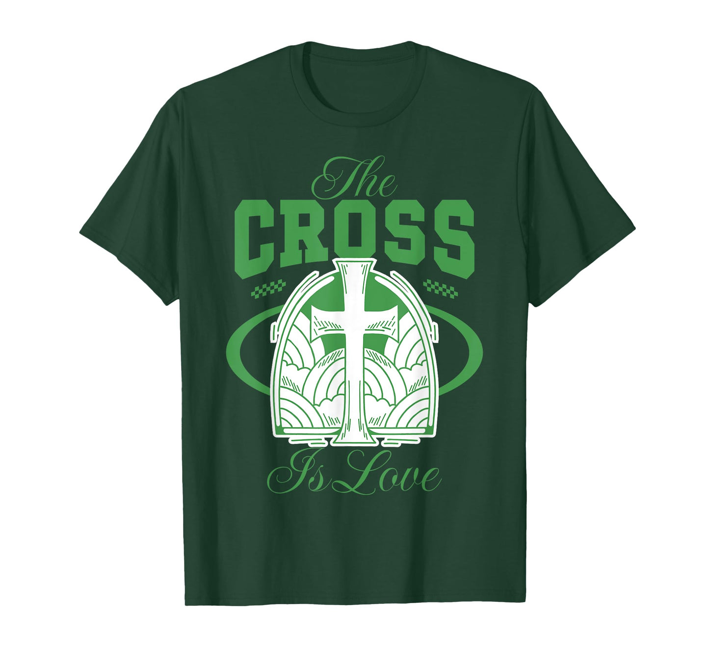The Cross is Love - Christian Bible Verse Faith T-Shirt