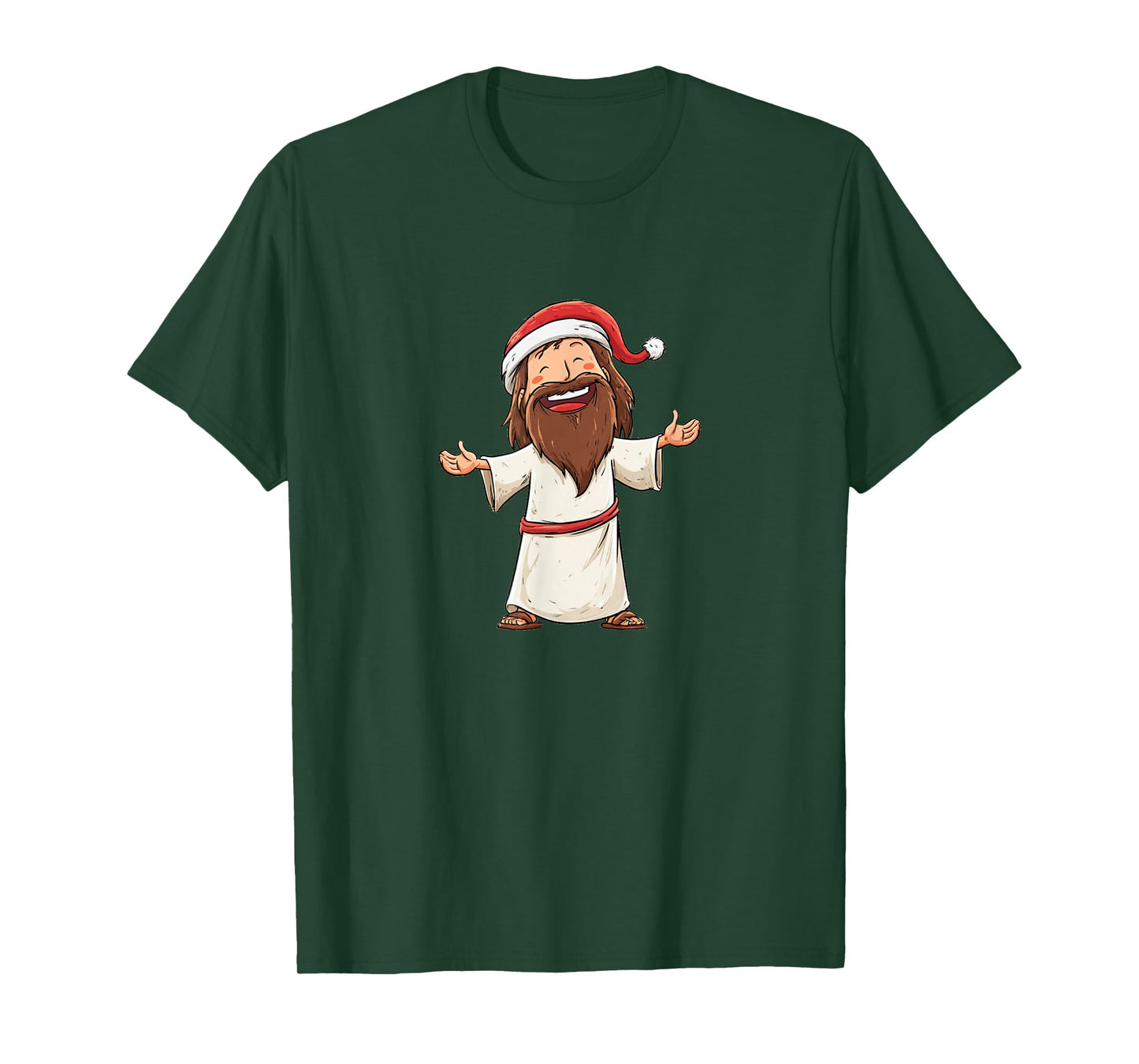 Great Christmas Jesus with Hat Costume T-Shirt