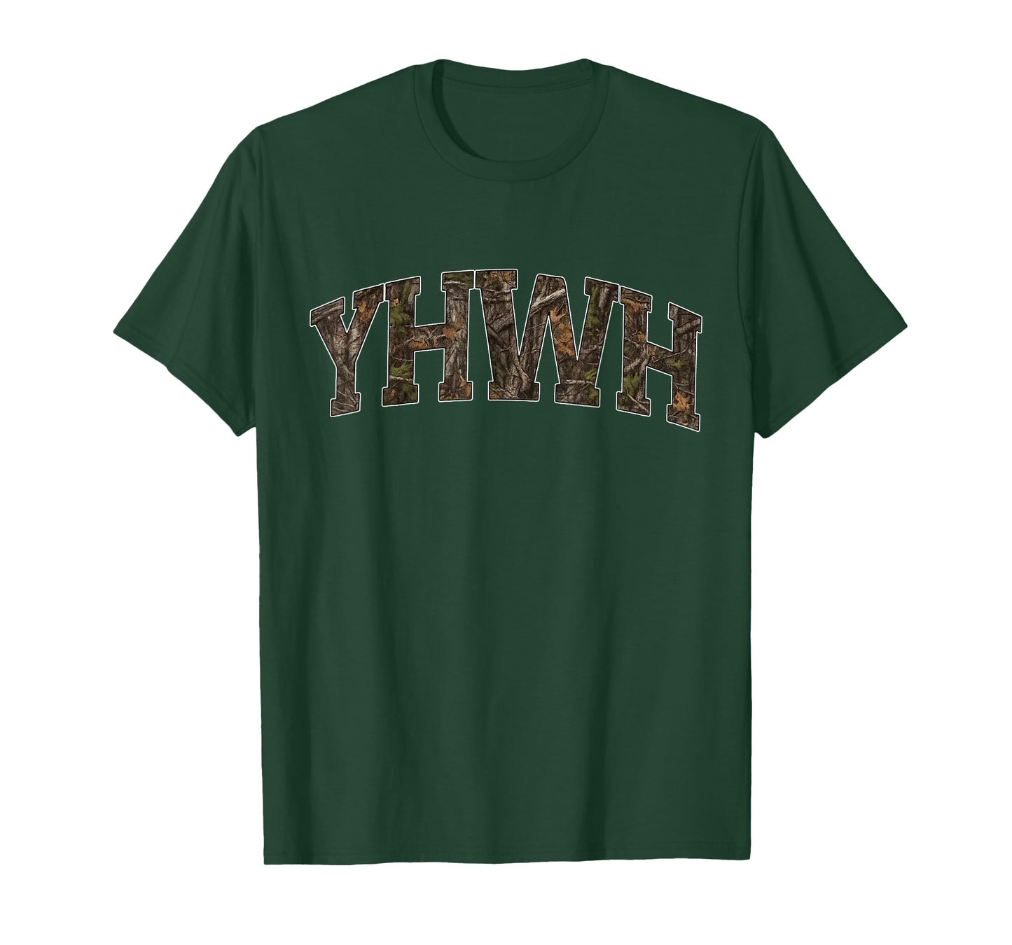 Camouflage YHWH Yahweh Christian Camo Hunting T-Shirt