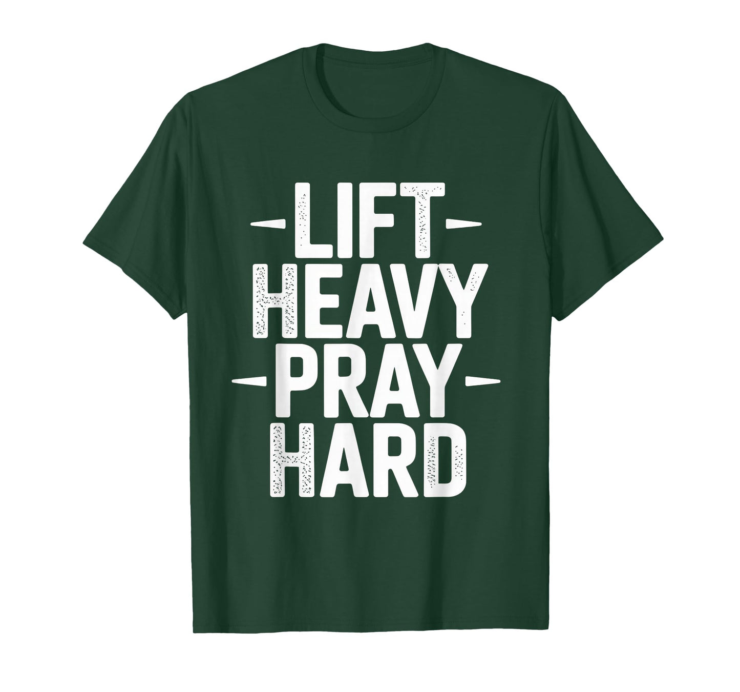 Lift Heavy Pray Hard Tshirt Gym Christian Gift Jesus Faith T-Shirt