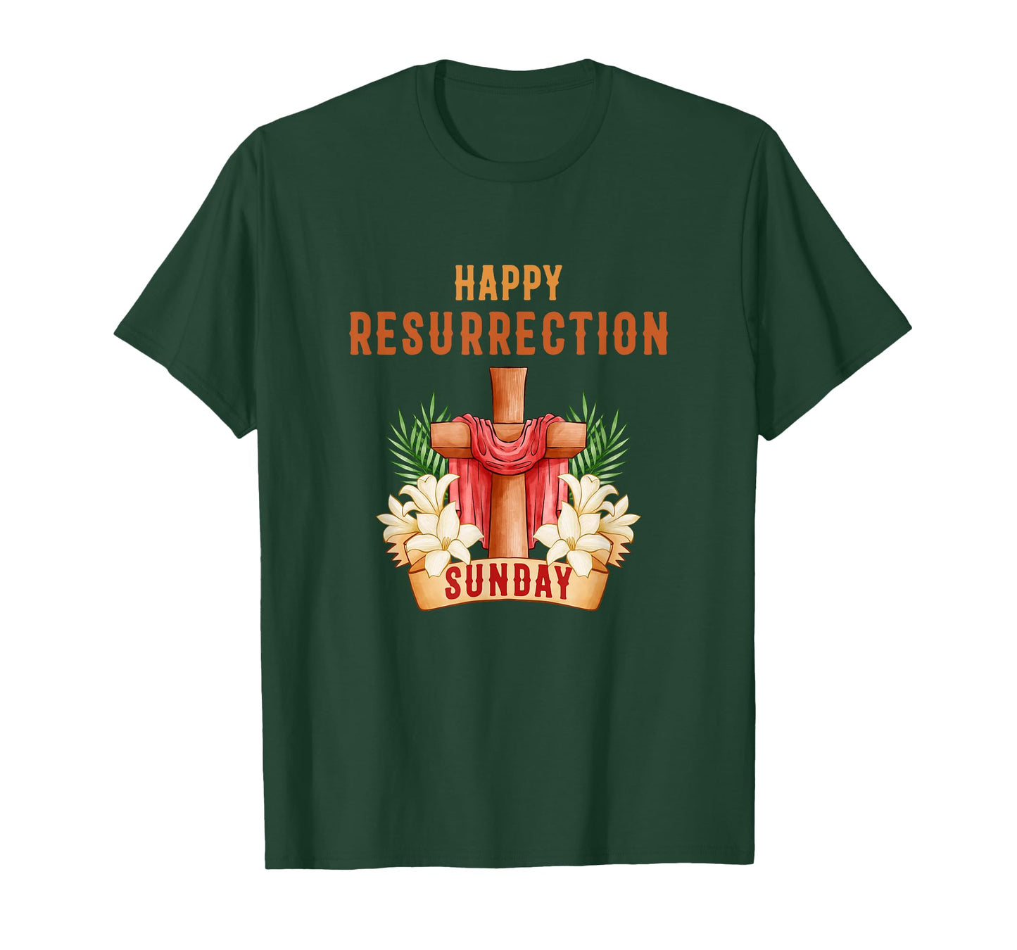 Happy Resurrection Sunday - Easter Jesus Christian Church T-Shirt