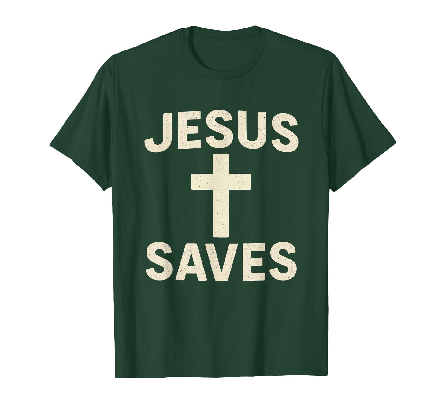 Jesus Saves Cross Subtle Christian Minimal Religious Faith T-Shirt
