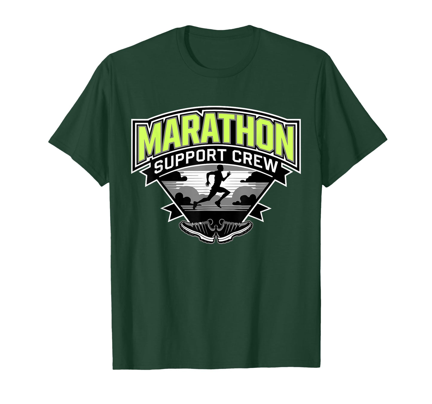 Marathon Support Crew, Funny Running Marathon For Men Women T-Shirt