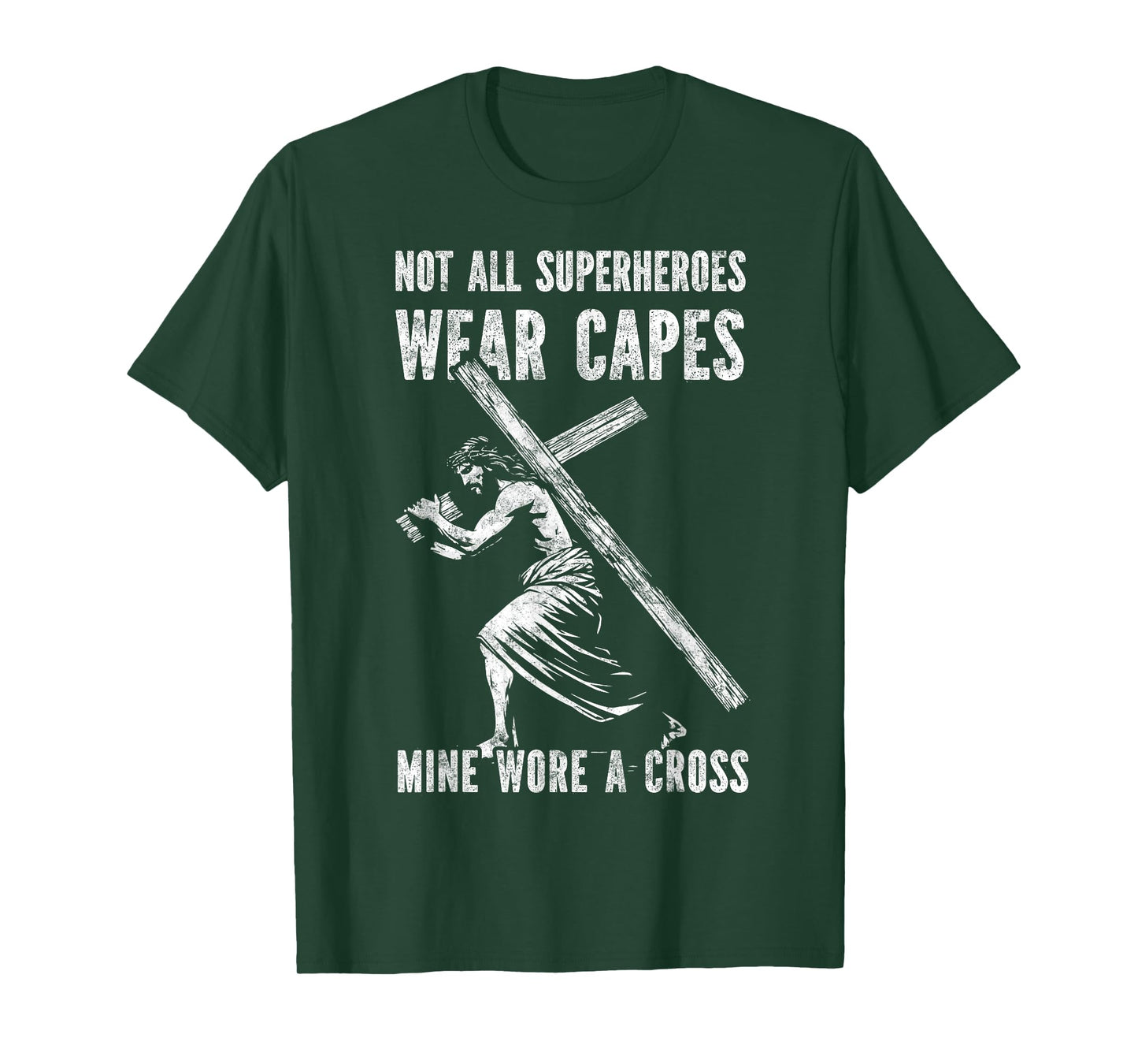 Not All Superheroes Wear Capes Jesus Christ Cross Christian T-Shirt