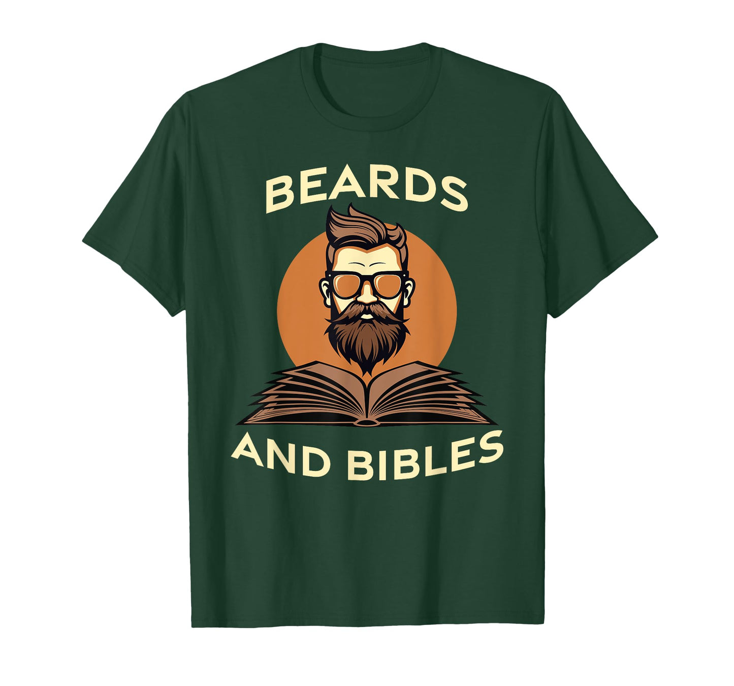 Beards and Bibles Christian Man T-Shirt