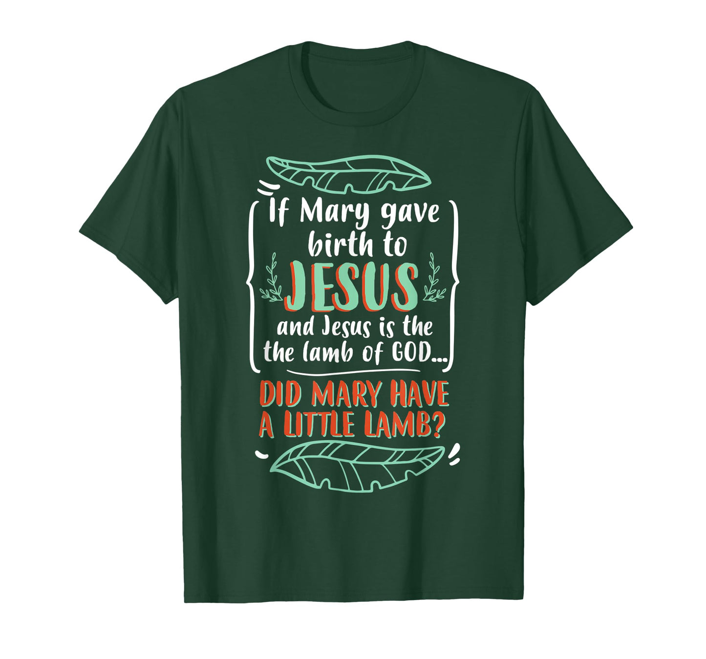 Funny Christian Puns Humorous Biblical Figure Mary T-Shirt