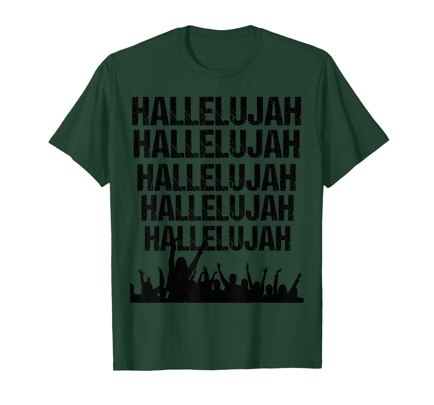 Hallelujah Inspirational Praise And Worship Christian Gift T-Shirt