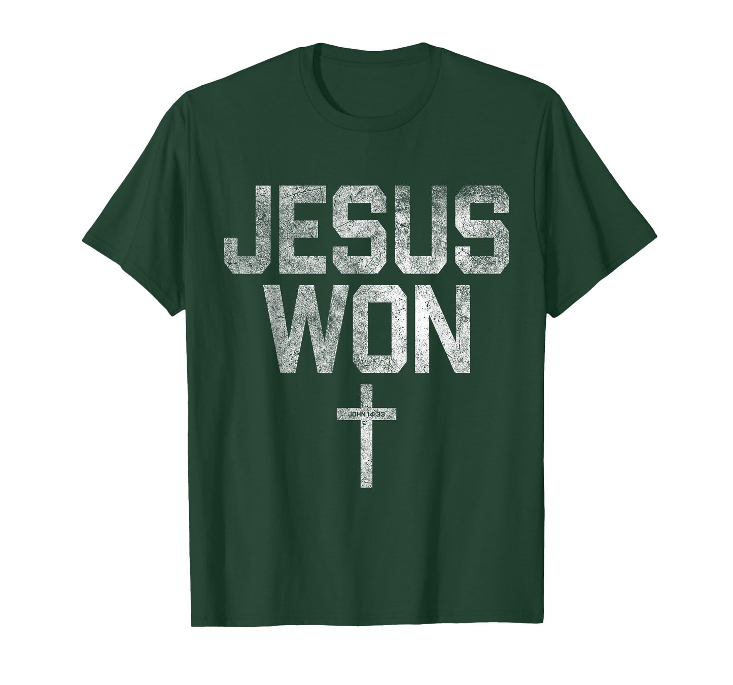 Jesus Won Christian Faith Just Here To Give God Glory Gifts T-Shirt