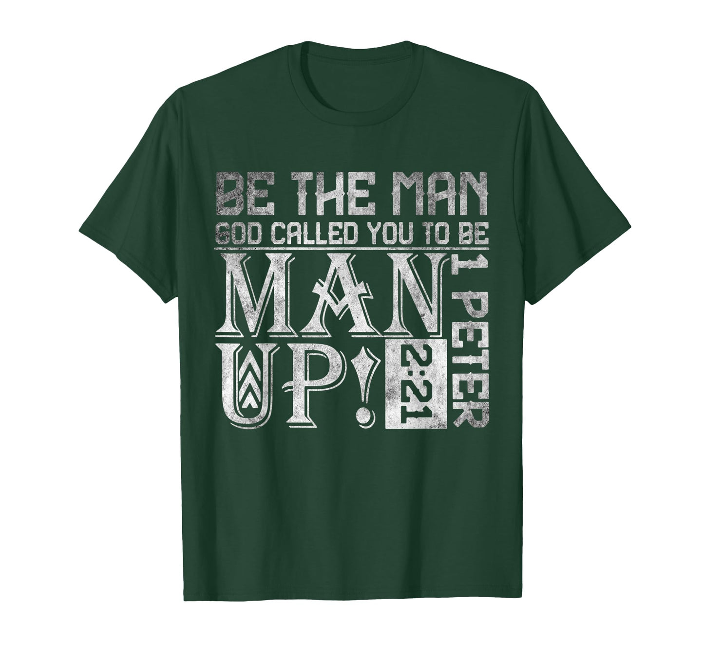 Be The-Man God Called You To Be Man Up, Christian Workout T-Shirt