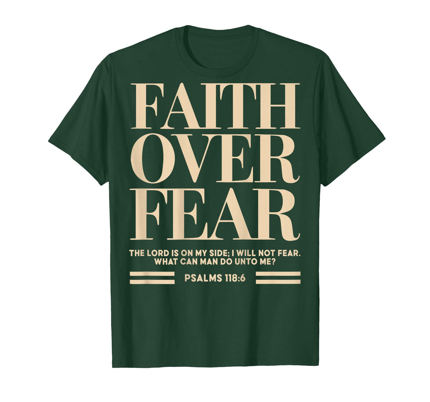 Faith Over Fear Jesus Toddler God Sister Daughter Son Father T-Shirt