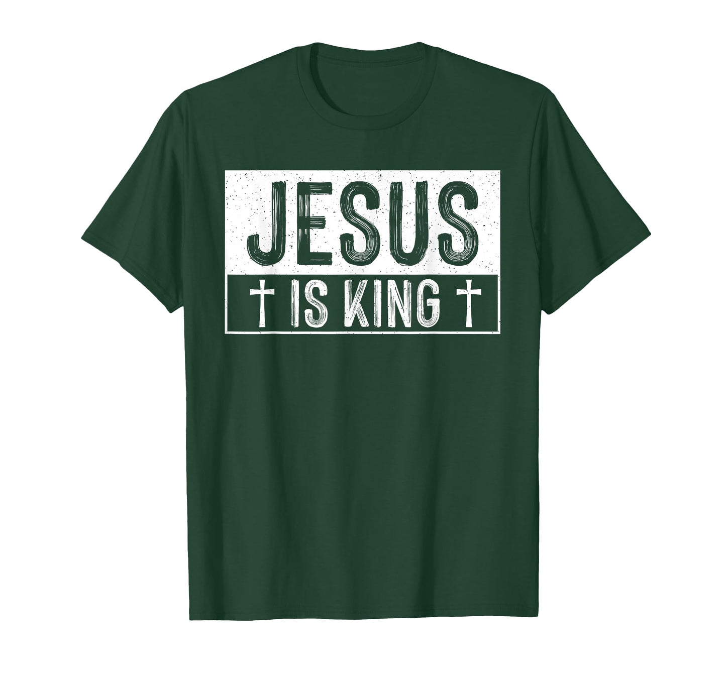 Cute Jesus is King Christian - Inspirational Religious Faith T-Shirt