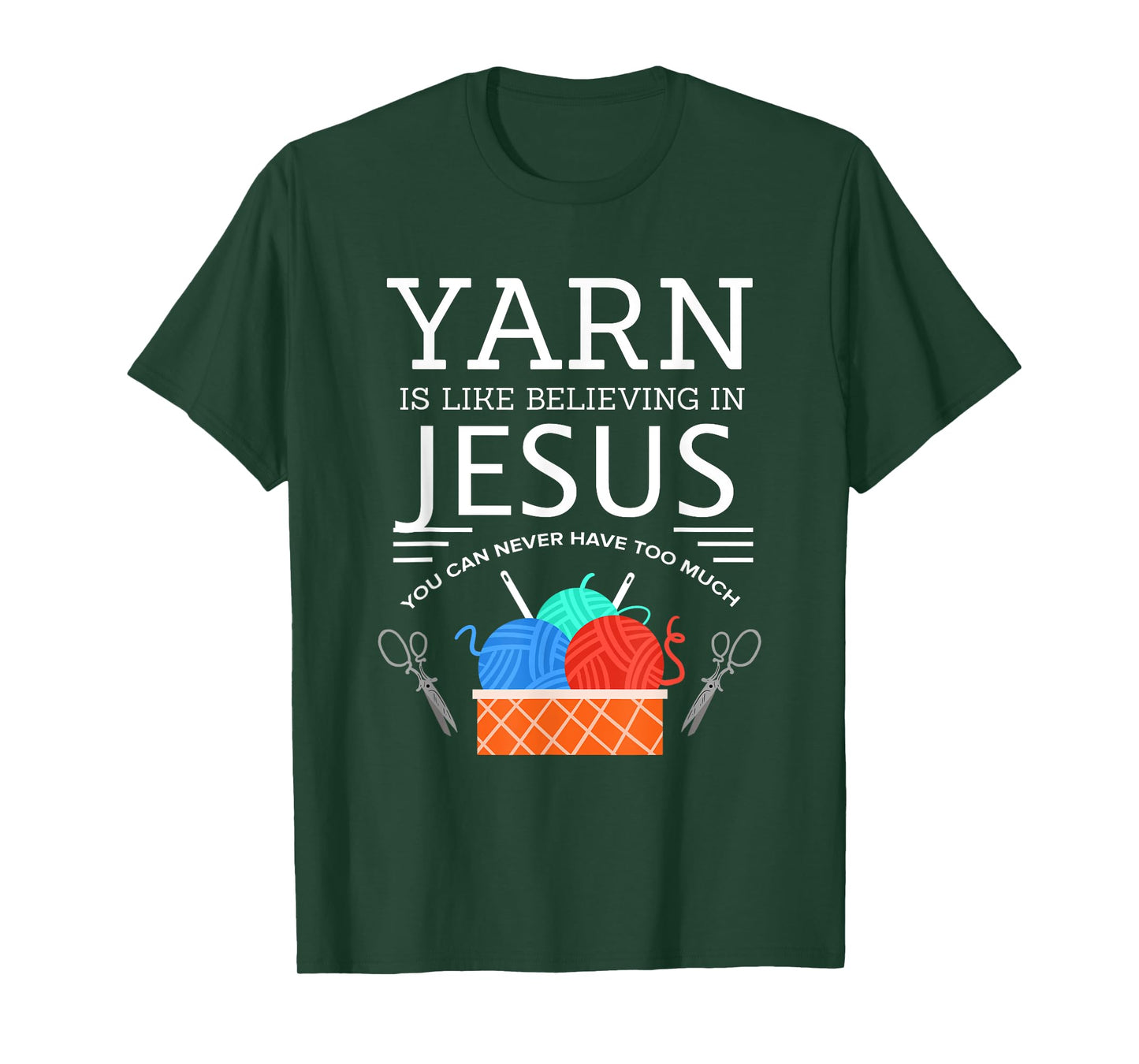 Sewing Jesus Shirt Quilting Yarn Needle Christian T-Shirt T-Shirt