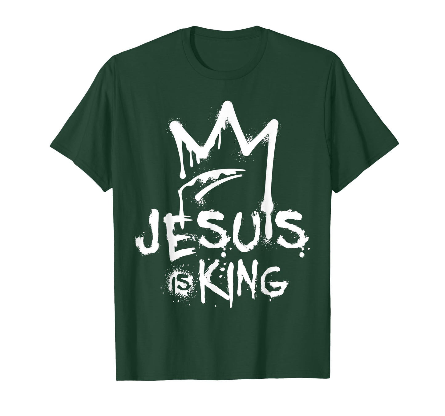 Jesus Is King Modern Christian Faith God Religious T-Shirt