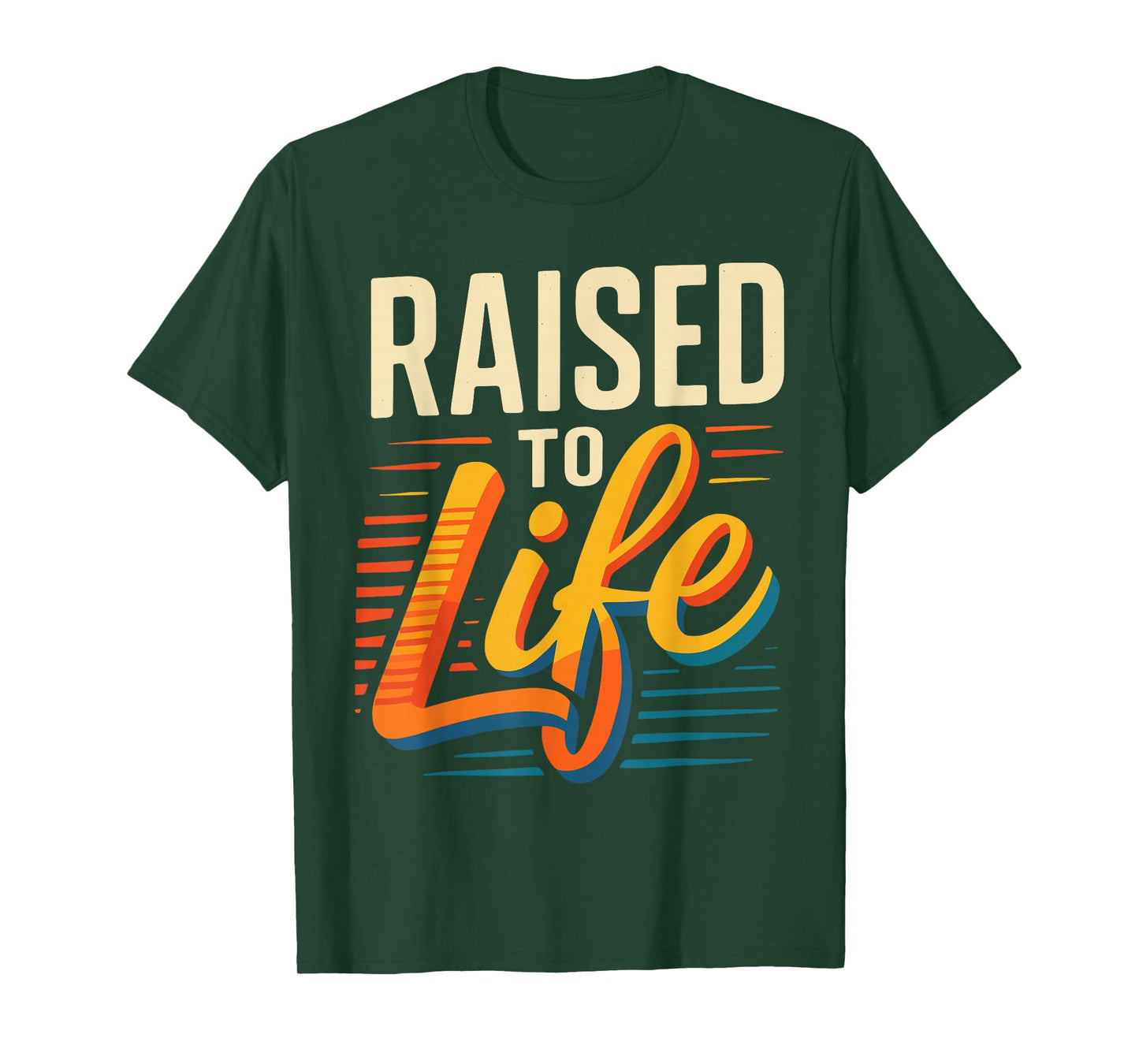 Raised To Life Shirt Baptism Shirt Jesus God Christian T-Shirt