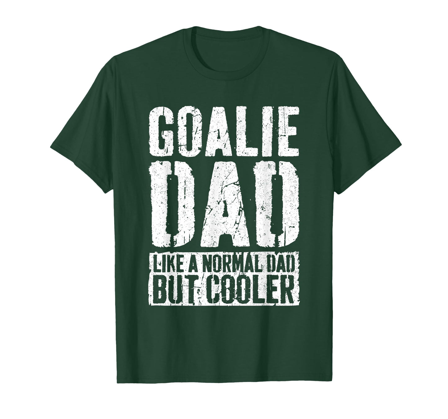 Goalie Dad Shirt Men Fathers Day Goalie Dad T-Shirt