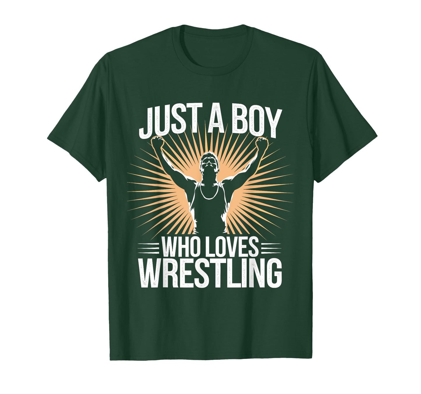 Just A Boy Who Loves Wrestling For Wrestlers Boys And Kids T-Shirt