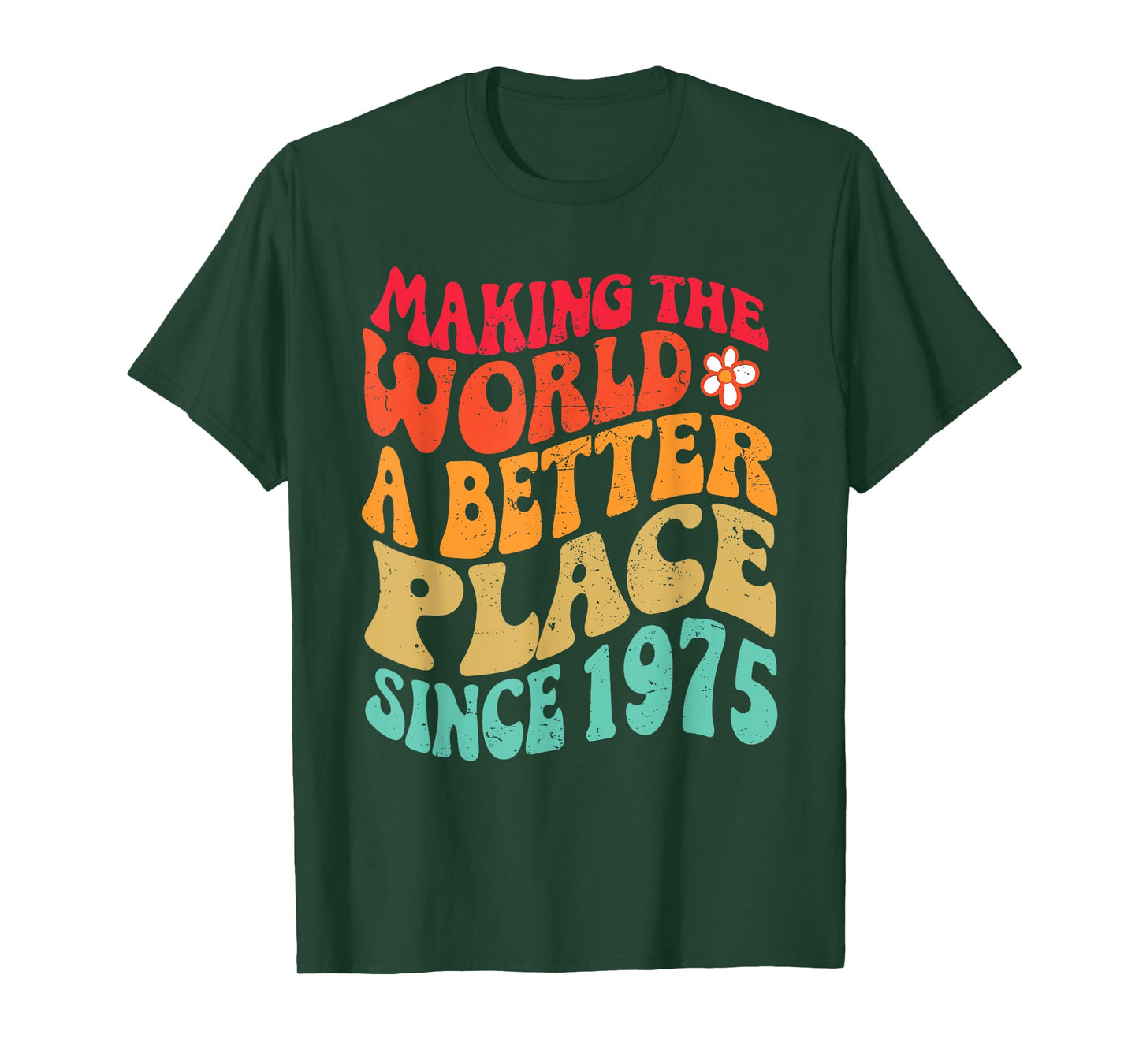 1975 Birthday - Making The World A Better Place Since 1975 T-Shirt