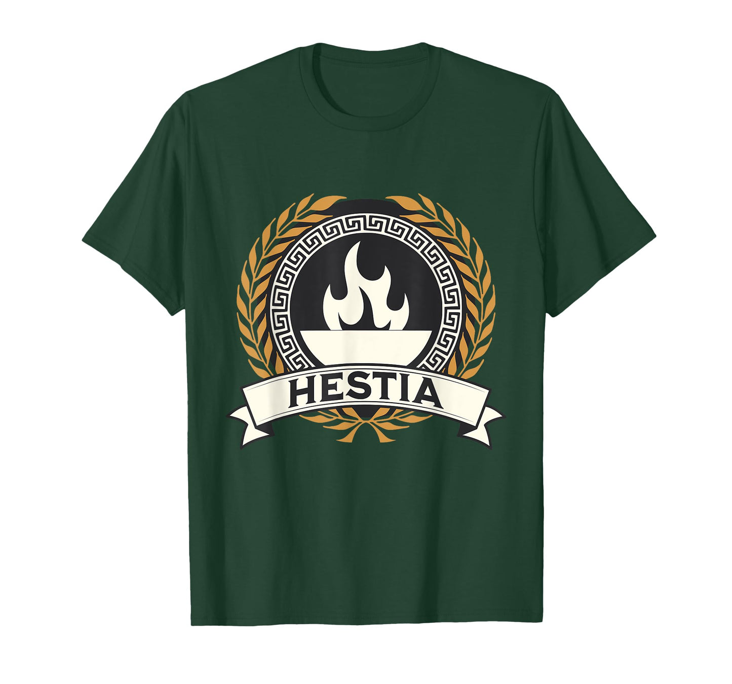 Hestia Ancient Greek Goddess Symbol T-Shirt