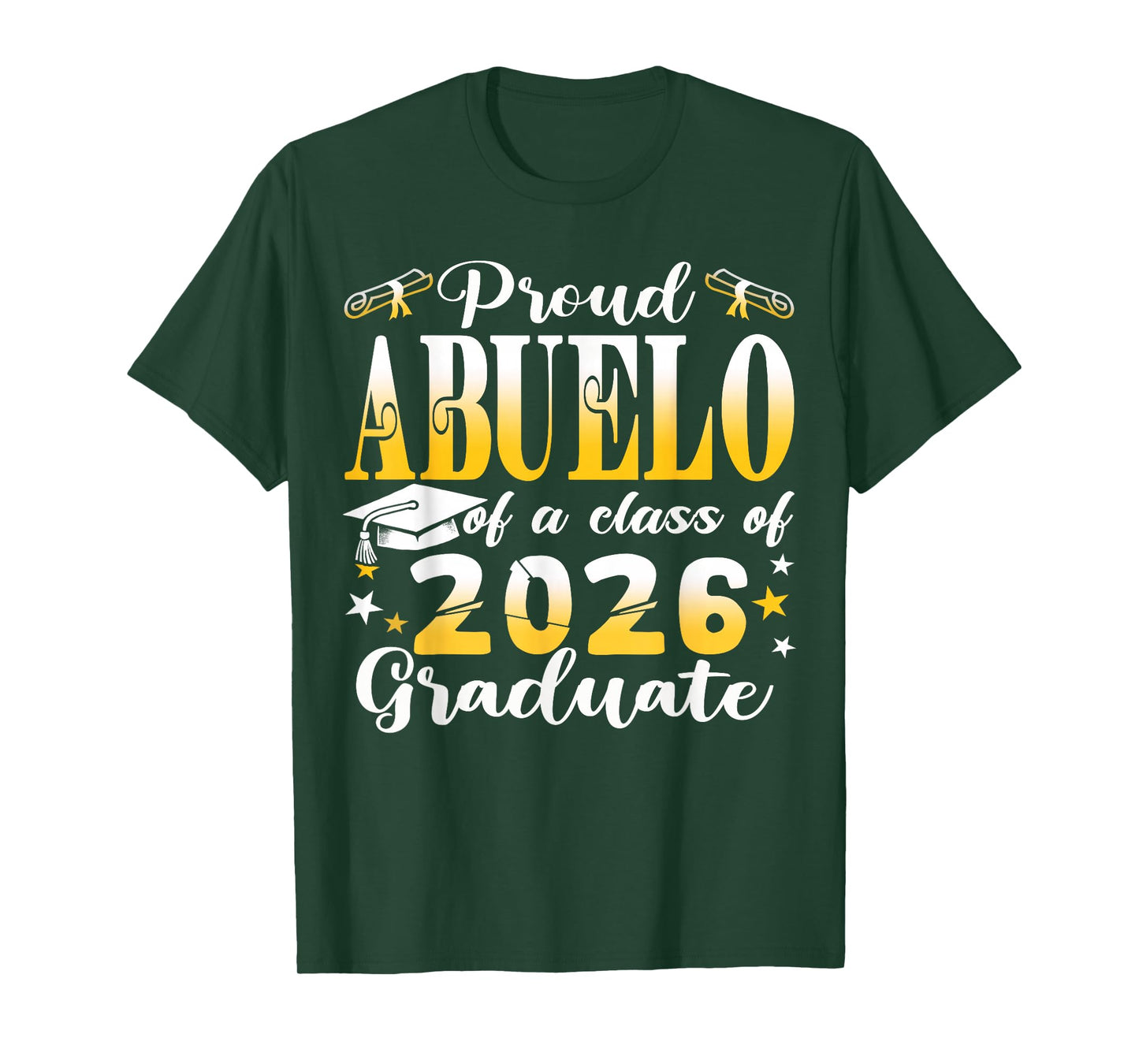 Senior 26 Proud Abuelo of A Class of 2026 Graduate T-Shirt