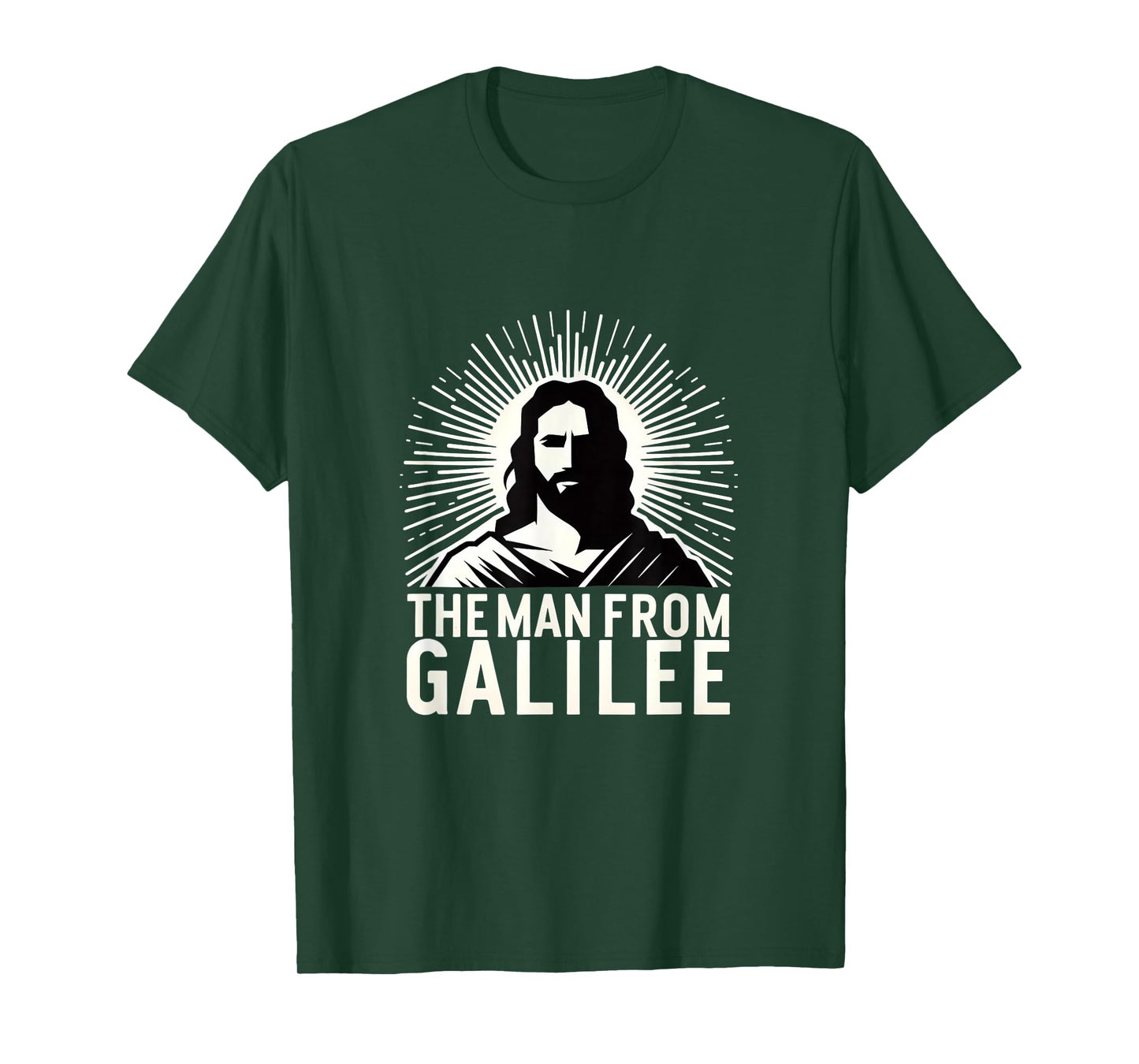 The Man from Galilee Iconic Christian Faith Spiritual Design T-Shirt